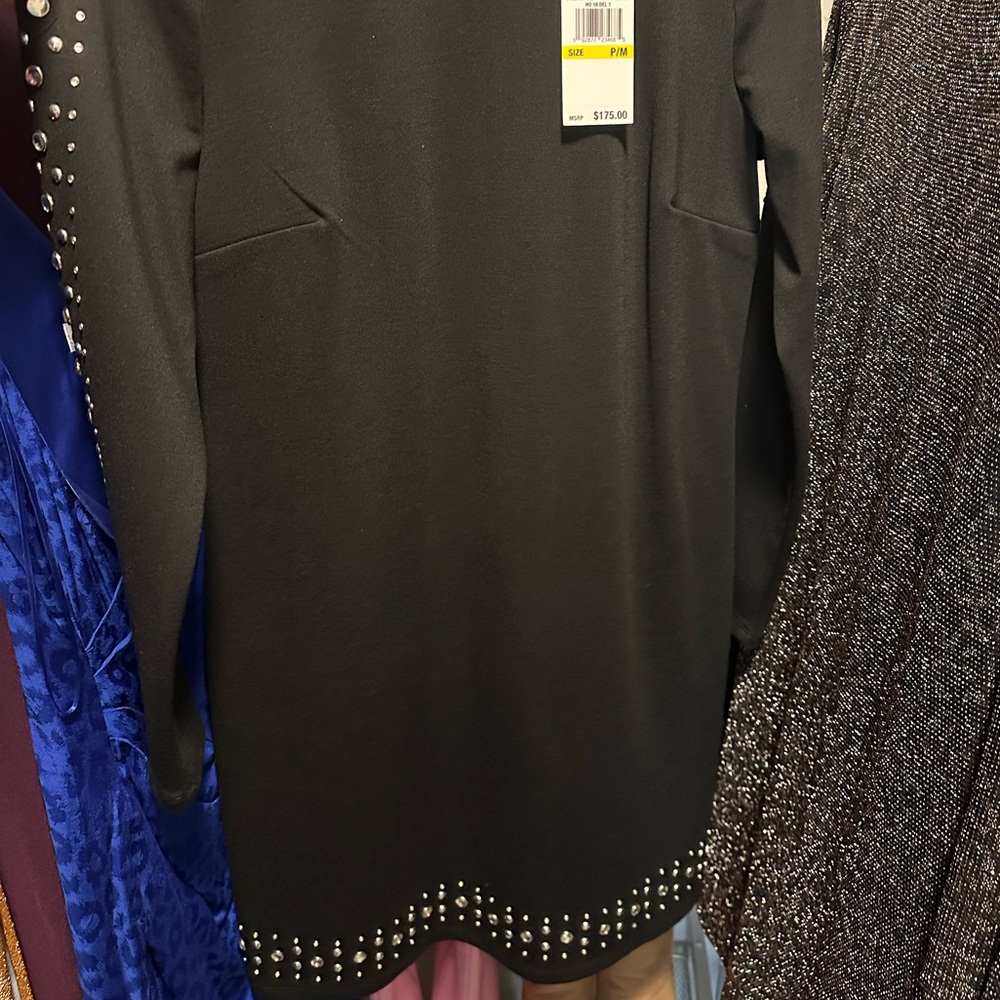 Embellished Black Michael Kors Dress